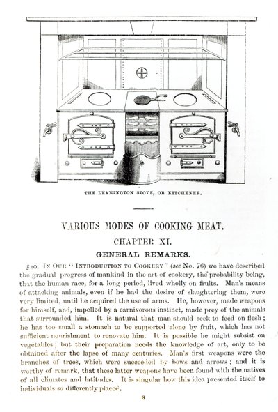 The Leamington Stove, eller Kitchener, fra kapitel XI i 
