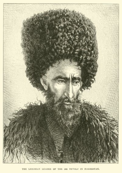 Den lesghiske ledaren för 1861 års revolt i Daghestan av English School