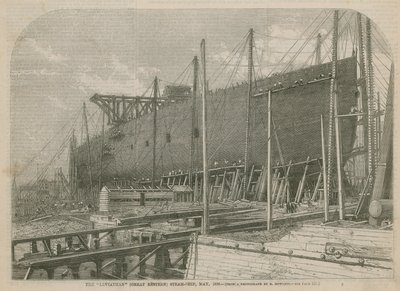 Ångfartyget Leviathan (Great Eastern), maj 1856 av English School