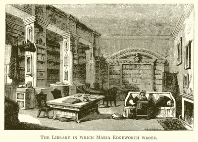 Biblioteket där Maria Edgeworth skrev av English School