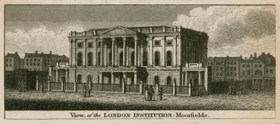 The London Institution, Moorfields, London av English School