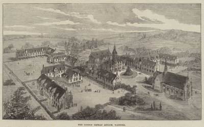 London Orphan Asylum, Watford (gravyr) av English School
