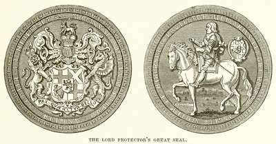 Lord Protectors Great Seal av English School