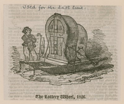 Lotterihjulet, 1826 av English School