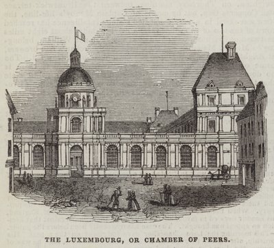 Luxemburg eller kammaren (gravyr) av English School