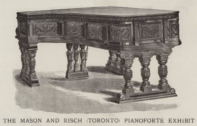 The Mason and Risch (Toronto) Pianoforte Exhibit (gravyr) av English School