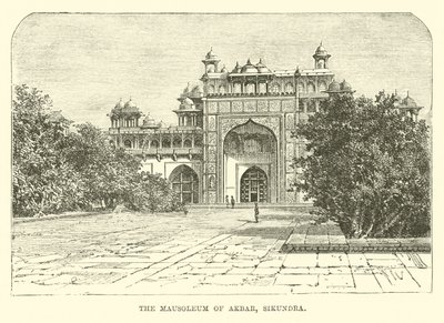 Akbars mausoleum, Sikundra av English School