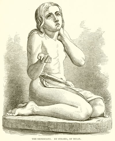 The Mendicant. Av Strazza, Milano av English School