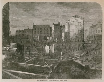 Metropolitan Railway och Fleet Ditch av English School