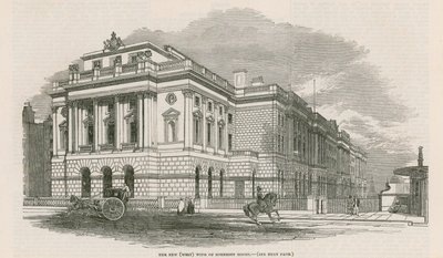 Den nya (västra) flygeln av Somerset House av English School