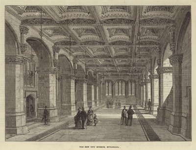 The New City Museum, Guildhall (gravyr) av English School