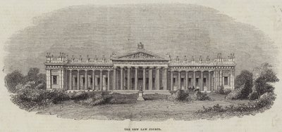 The New Law Courts (gravyr) av English School