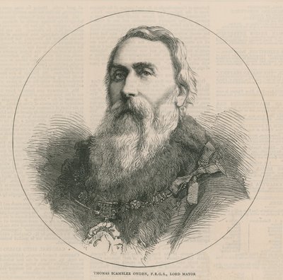 Den nya borgmästaren och sheriffen: Thomas Scambler Owden, borgmästare av English School