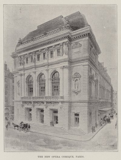 The New Opera Comique, Paris (gravyr) av English School