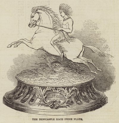 The Newcastle Race Prize Plate (gravyr) av English School