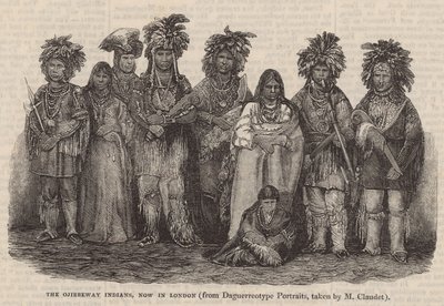 Ojibbeway-indianerna, nu i London av English School