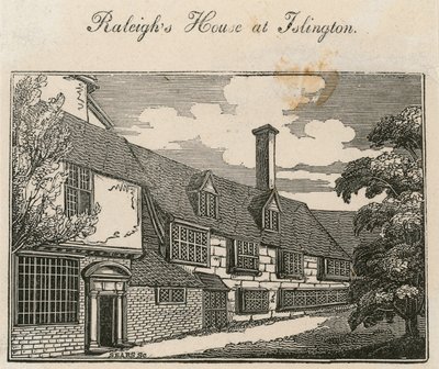 The Old Pied Bull (bakre), Sir Walter Raleighs hus av English School