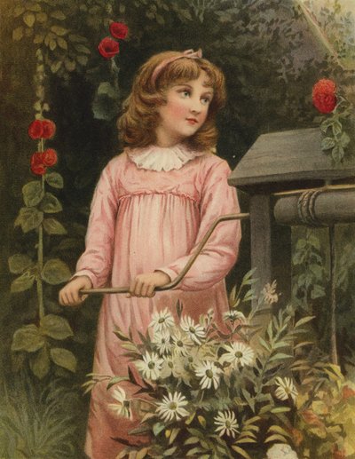 Den gamla brunnen (chromolitho) av English School