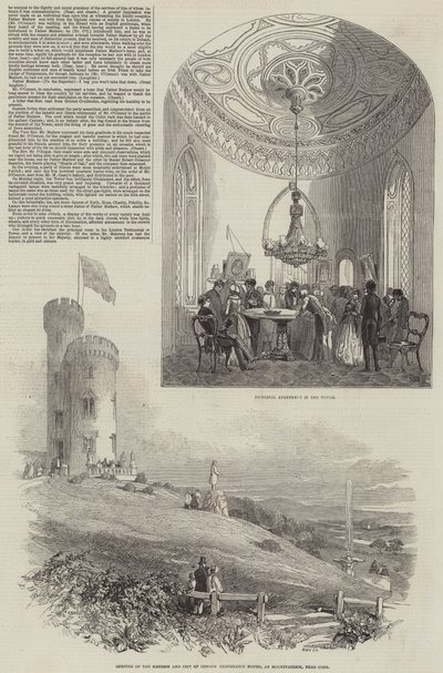 Invigningen av Mathew and City of London Temperance Tower (gravyr) av English School