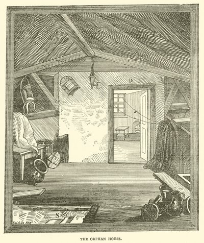 Det föräldralösa huset (gravyr) av English School