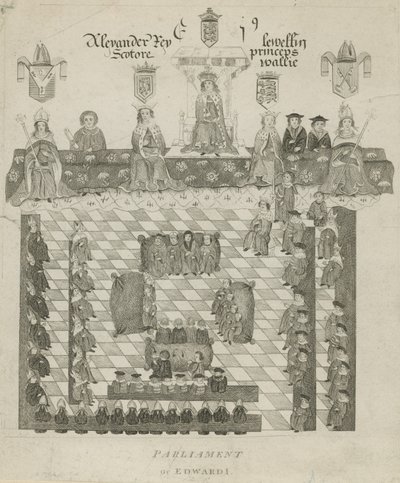 Kung Edward I:s parlament av English School
