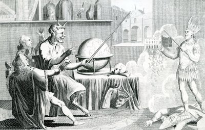 Parlmt. upplöst, eller, Djävulen blev spåkvinna, graverad av G. Terry, cirka 1774 av English School