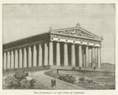 Parthenon vid Perikles tid av English School