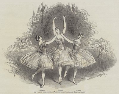 "Pas de Trois des Graces," på Her Majesty