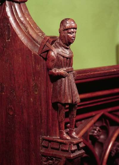 The Peddler of Swaffham, ca 1462 (trä) av English School