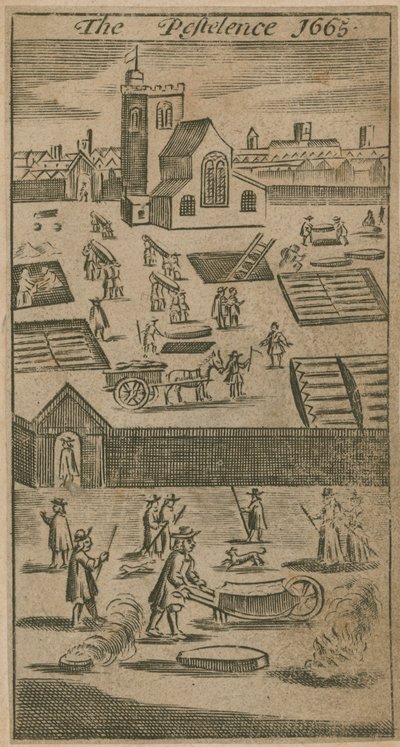 Pestelencen 1665 av English School