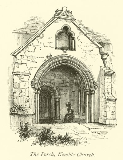 Verandan, Kemble kyrka av English School