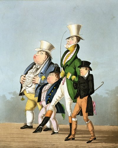 Priserna - fullt pris, halva priset, högt pris och lågt pris, graverad av George Hunt, publicerad av Thomas McLean, 1827 av English School