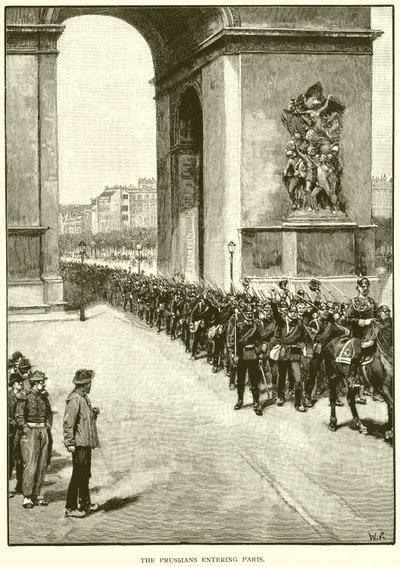 Preussarna går in i Paris av English School