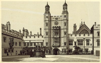 Fyrhörningen, Eton College (litografi) av English School