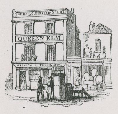 Queens Elm pub i Chelsea av English School