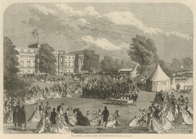 Queens trädgårdsfest på Buckingham Palace av English School