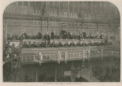 Reporters Gallery, House of Commons av English School