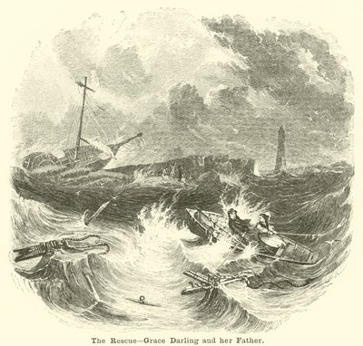 Räddningen, Grace Darling och hennes far av English School