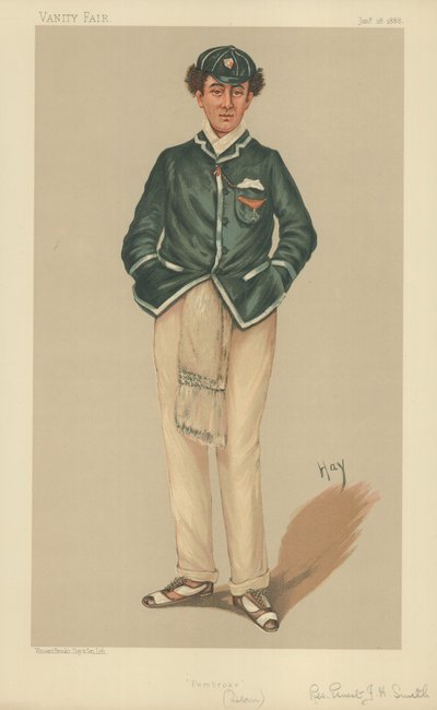 The Rev Ernest John Heriz Smith MA, Pembroke, 28 januari 1888, Vanity Fair tecknad film av English School