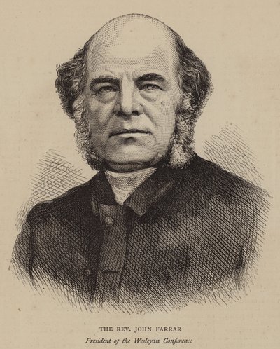 Pastor John Farrar (gravyr) av English School