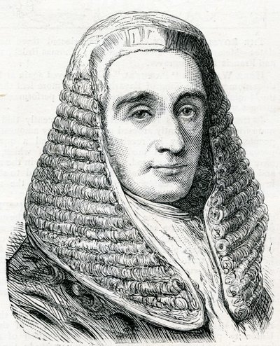 Den högra Hon. Sir Joseph Napier, 1800-talet, av English School