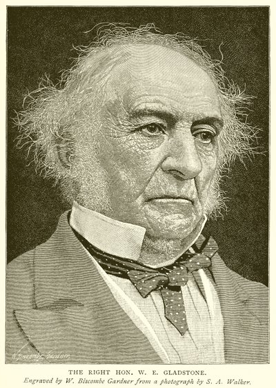 Den högra Hon. VI. Gladstone av English School