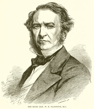 Den högra Hon. W.E. Gladstone, M.P. av English School