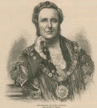 Den höge ärade Sir Sydney Waterlow, Londons borgmästare av English School