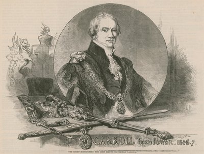 Den rätte ärade Lord Mayor Sir George Carroll av English School