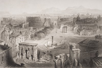O le Fono a Roma mai le Capitoline Hill, Roma, na vaneina e A. Willmore swed av English School