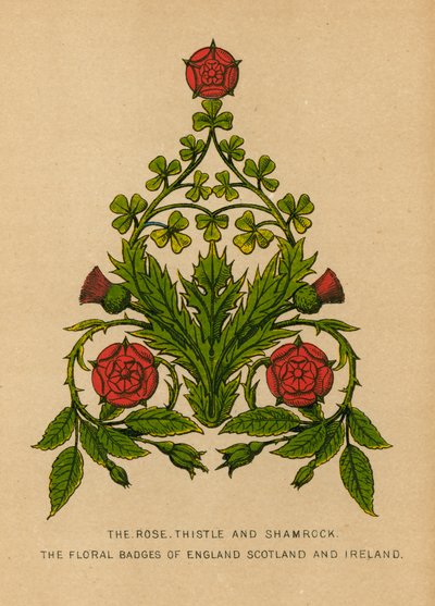 Rosen, Thistle och Shamrock. Blomstermärkena i England, Skottland och Irland av English School