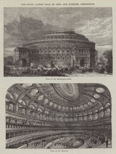 Royal Albert Hall of Arts and Sciences, Kensington (gravyr) av English School