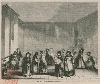 The Royal Free Hospital, Grays Inn Road, London: Kvinnligt väntrum av English School