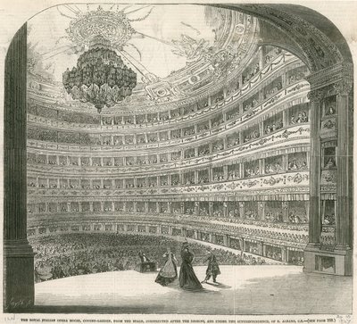 Royal Italian Opera House, Covent Garden, London av English School